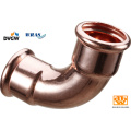 Angle Press Fitting Copper Elbow 90, 6002A Connection